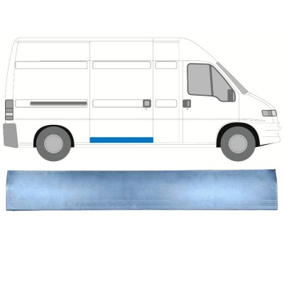 Bīdāmo durvju apakšējā loksne priekš Fiat Ducato 1994-2006 / Labā 15133