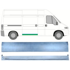 Bīdāmo durvju apakšējā loksne priekš Fiat Ducato 1994-2006 / Labā / Komplekts 12688