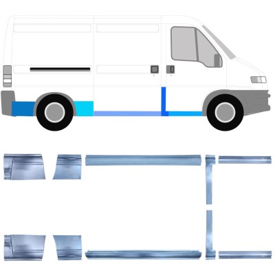 Remontdaļu komplekts priekš Fiat Ducato 1994-2006 / Kreisais+Labais / 16786