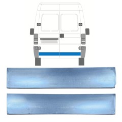 Aizmugurējo durvju zema daļa priekš Fiat Ducato 1994-2006 / Kreisais+Labais / Komplekts 9748