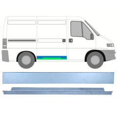 Bīdāmo durvju apakšējā loksne priekš Citroen Jumper 1994-2002 / Labā / Komplekts 14364