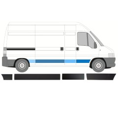 Sānu joslu komplekts priekš Peugeot Boxer 2002-2006 / Labā / 14390