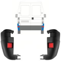 Aizmugurējā bufera stūris priekš Fiat Ducato 2002-2006 / Kreisais+Labais / Komplekts 9816