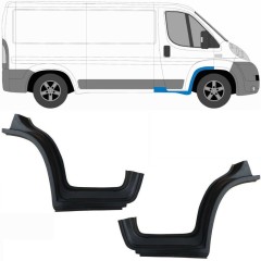 Priekšējā spārna daļa ar slieksni priekš Citroen Jumper 2006-2025 / Kreisais+Labais / Komplekts 14106