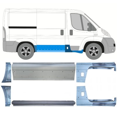 Remontdaļu komplekts priekš Fiat Ducato 2006-2014 / Kreisais+Labais / 14813