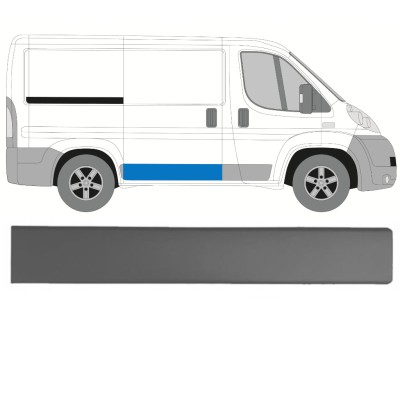 Bīdāmo durvju sānu josla priekš Fiat Ducato 2006-2014 / Labā 14923