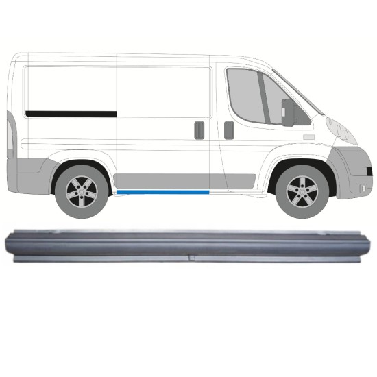 Bīdāmo durvju slieksnis priekš Fiat Ducato 2006-2014 / Labā 14734