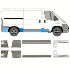 Slieksnis priekš Citroen Jumper 2006-2025 / Kreisais+Labais / Komplekts 14159