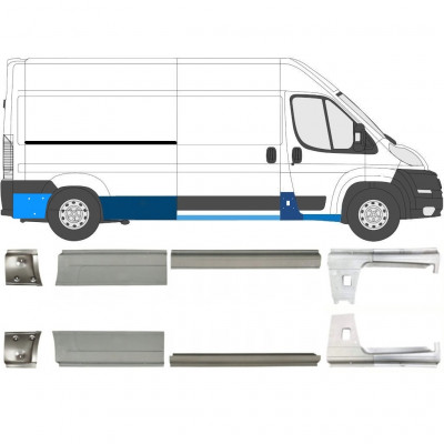 Slieksnis priekš Fiat Ducato 2006- / Kreisais+Labais / Komplekts 10888