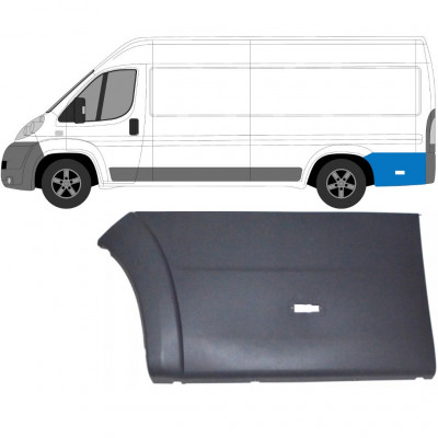 Aizmugurējā sānu josla priekš Fiat Ducato 2006- / XLWB / Kreisā 6557