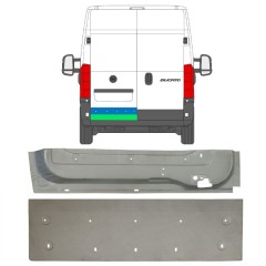 Aizmugurējo durvju panelis priekš Peugeot Boxer 2006-2025 / Labā / Komplekts 14259
