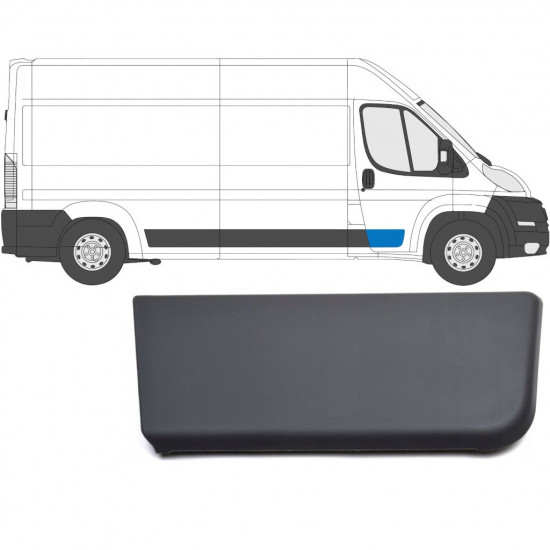 Priekšējo durvju sānu josla priekš Fiat Ducato 2006- / Labā 6529