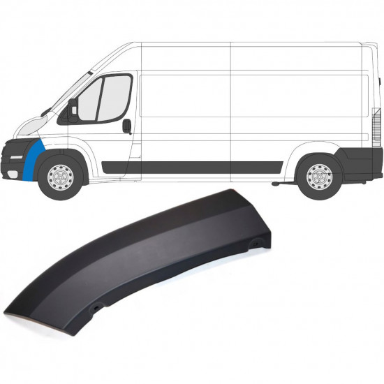 Priekšējā bampera sānu josla priekš Fiat Ducato 2006- / Kreisā 6539