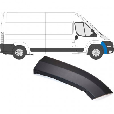 Priekšējā bampera sānu josla priekš Fiat Ducato 2006- / Labā 6538