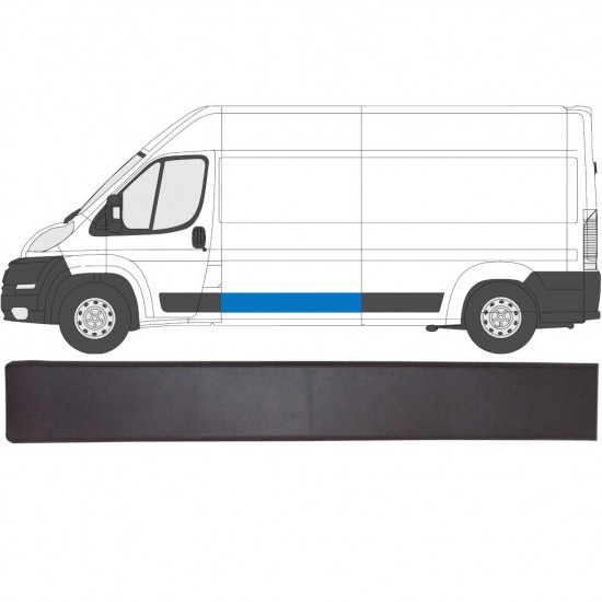 Sānu josla priekš Fiat Ducato 2006- / Kreisais = Labais (simetrisks) 6536