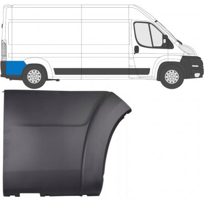 Aizmugurējā sānu josla priekš Fiat Ducato 2006- / Labā 6550