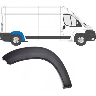 Aizmugurējā spārna sānu josla priekš Fiat Ducato 2006- / Labā 6554