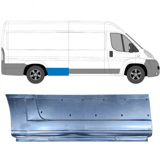 Aizmugurējā arka priekš Fiat Ducato 2006- / Labā 6527