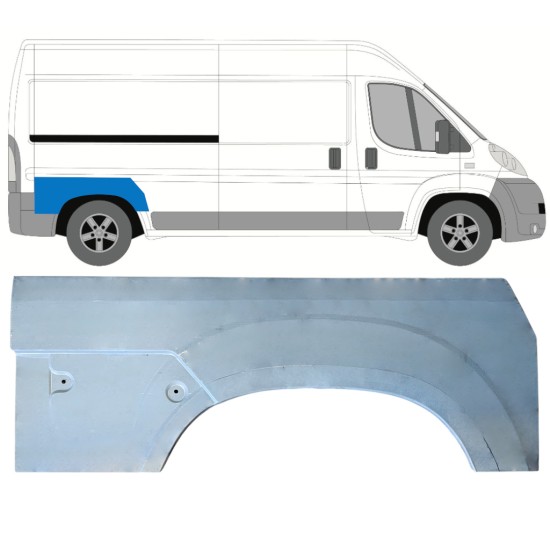 Aizmugurējā arka priekš Peugeot Boxer 2006-2026 / Labā 16957
