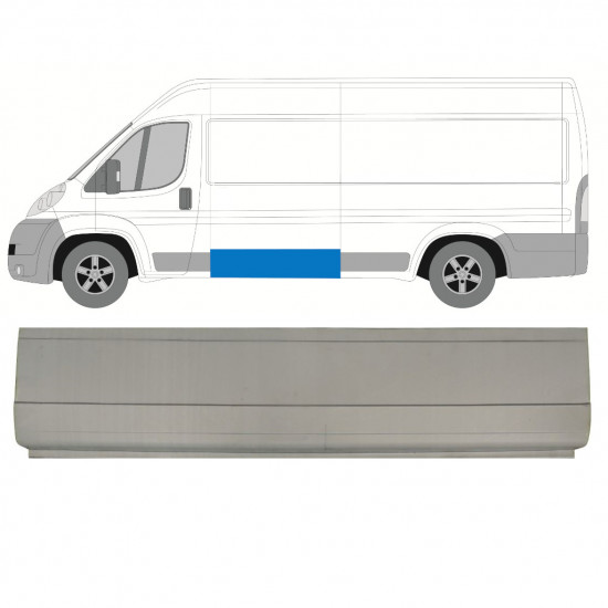 Sānu ārējā daļa priekš Fiat Ducato 2006-  / Kreisā 11133