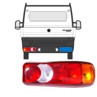 Aizmugurējais lukturis priekš Citroen Jumper 2014-2018 / Labā 15344