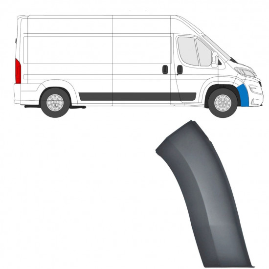 Priekšējā bampera sānu josla priekš Fiat Ducato 2014-2018 / Labā 7765