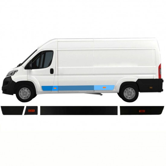 Sānu joslu komplekts priekš Fiat Ducato Boxer Relay 2018- / LWB / Kreisā /  8487