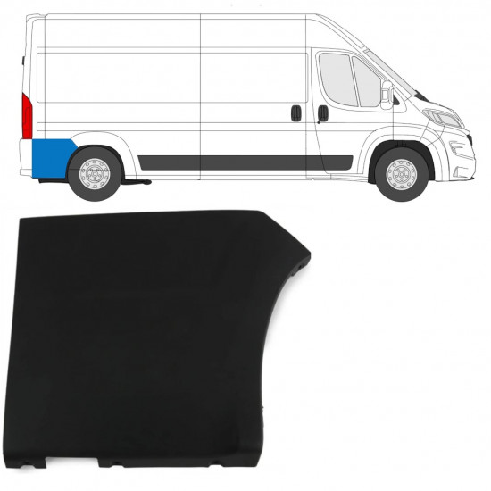 Aizmugurējā sānu josla priekš Fiat Ducato 2018- / Labā 7790