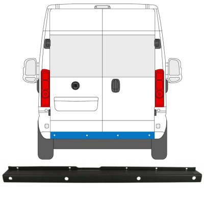 Aizmugurējais bamperis ar PDC priekš Fiat Ducato 2018- 14968