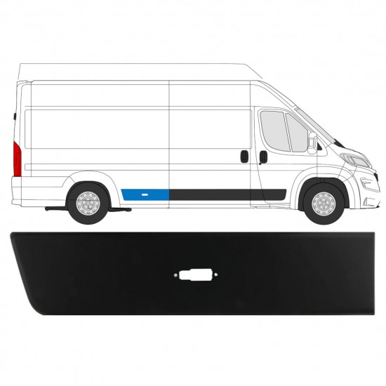 Aizmugurējā sānu josla priekš Fiat Ducato 2018- / Labā 7792
