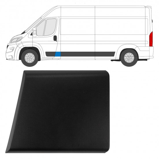Priekšējā statņa sānu josla priekš Fiat Ducato 2018- / Kreisā 7800