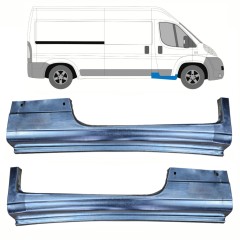 Priekšpuse durvju slieksnis priekš Fiat Ducato 2006-2025 / Kreisais+Labais / Komplekts 12982