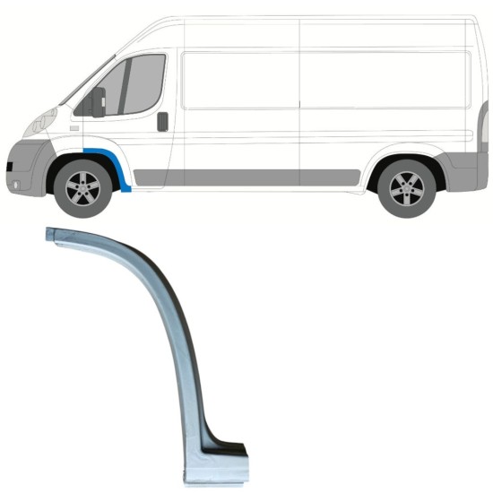Priekšējā riteņa arka priekš Fiat Ducato 2006-2026 / Kreisā 16828