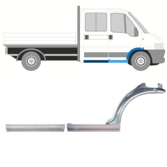 Slieksnis + priekšējā spārna daļa priekš Peugeot Boxer 1994-2006 / Labā / Komplekts 14457