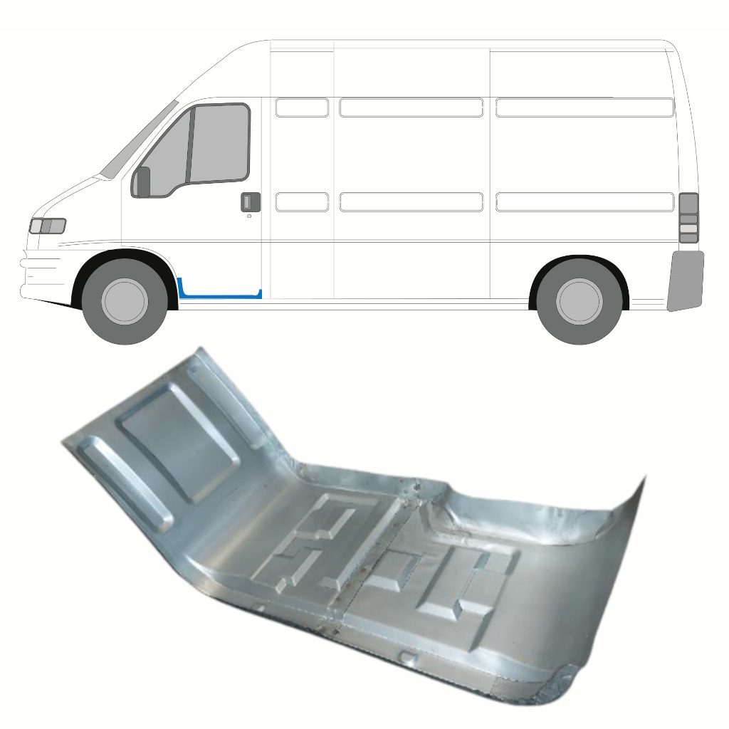Kāpnes Priekš Fiat Ducato 1994-2006 / Kreisā 8767