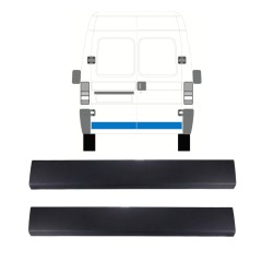 Aizmugurējo durvju sānu josla priekš Fiat Ducato 1994-2002 / Kreisais+Labais / Komplekts 9856