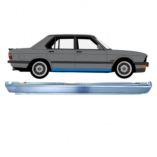 Slieksnis priekš BMW 5 E28 1981-1987 / Labā 7624