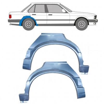 Aizmugurējā arka priekš BMW 3 E30 1987-1994 / Kreisais+Labais / Komplekts 9845