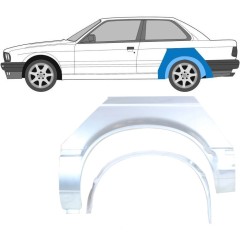 Aizmugurējā arka iekšējā un ārējā daļa priekš BMW 3 E30 1982-1987 / Kreisā / Komplekts 10849