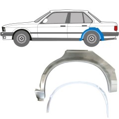 Aizmugurējā arka iekšējā un ārējā daļa priekš BMW 3 E30 1982-1987 / Kreisā / Komplekts 10858