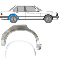 Aizmugurējā arka iekšējā un ārējā daļa priekš BMW 3 E30 1982-1987 / Labā / Komplekts 10857