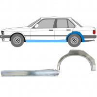 Slieksnis + aizmugurējā spārna daļa priekš BMW 3 E30 1982-1987 / Kreisā / Komplekts 11238