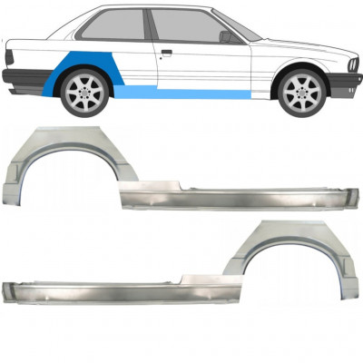 Slieksnis + aizmugurējā spārna daļa priekš BMW 3 E30 1987-1994 11507