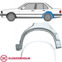 Aizmugurējā arka iekšējā un ārējā daļa priekš BMW 3 E30 1987-1994 / Kreisā / Komplekts 10861