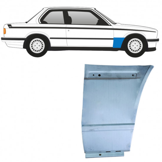 Priekšējā spārna daļa priekš BMW 3 E30 1982-1994 / Labā 11481