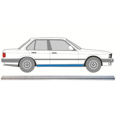 Iekšējais slieksnis priekš BMW 3 E30 1982-1994 / Kreisais = Labais (simetrisks) 15109