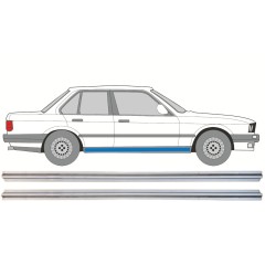 Iekšējais slieksnis priekš BMW 3 E30 1982-1994 / Kreisais+Labais / Komplekts 15110