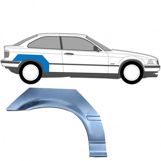 Aizmugurējā arka priekš BMW 3 E36 1994-2000 / Labā / COMPACT 5501