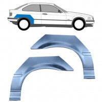 Aizmugurējā arka priekš BMW 3 E36 / Kreisais+Labais / COMPACT / Komplekts 5500