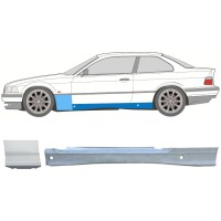 Pilns slieksnis + priekšējā spārna daļa priekš BMW 3 E36 1990-2000 / Kreisā / COUPE / Komplekts 17022